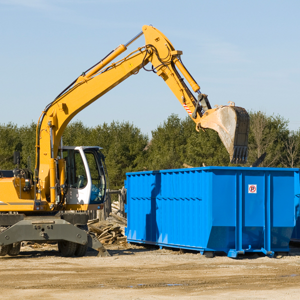 can i choose the location where the residential dumpster will be placed in West Milton PA